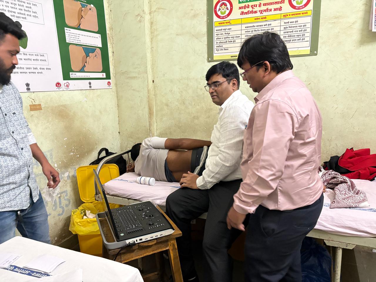 मुरगुड ग्रामीण रुग्णालयात 2D इको तपासणी शिबीर संपन्न