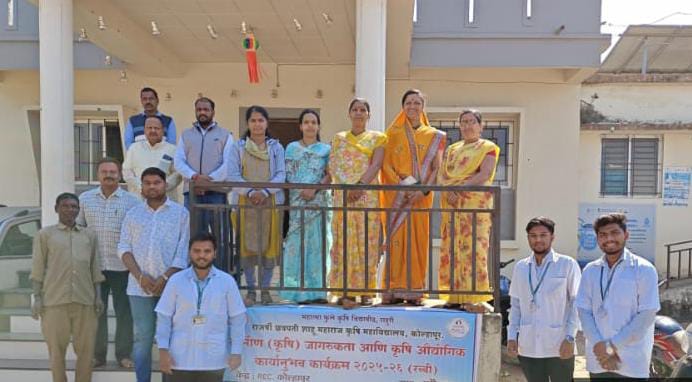 कौलव येथे कृषिदूतांचे आगमन